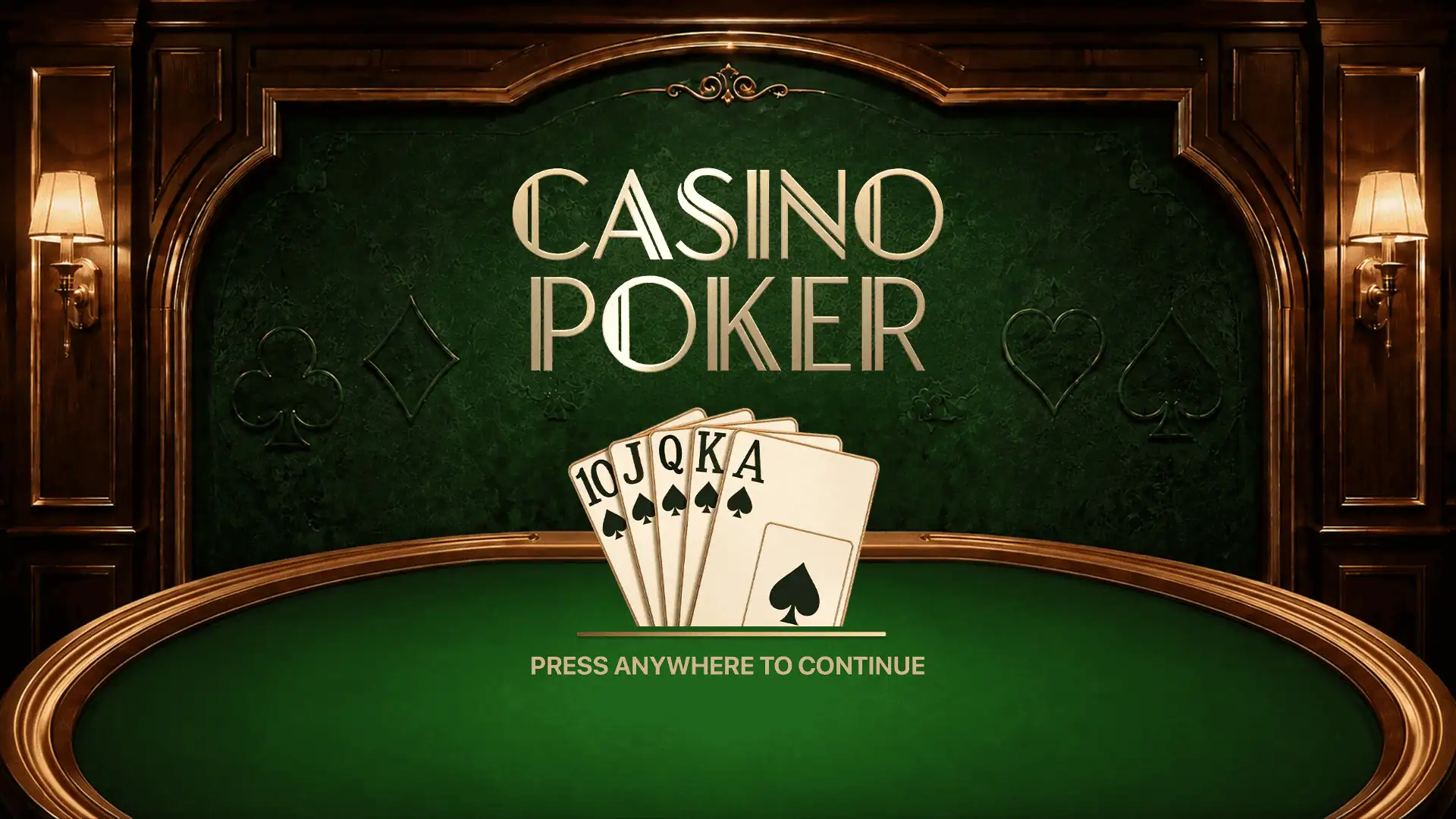 Casino Poker intro screen