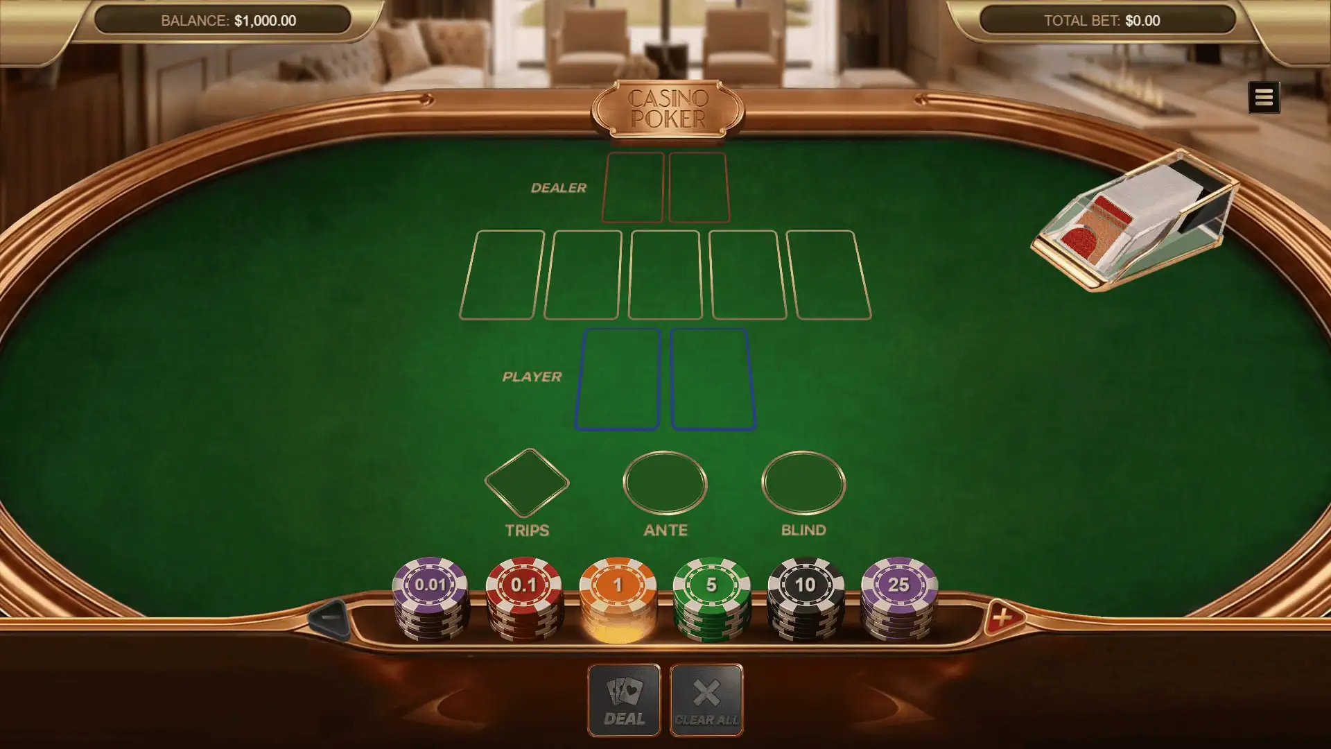Casino Poker gameplay