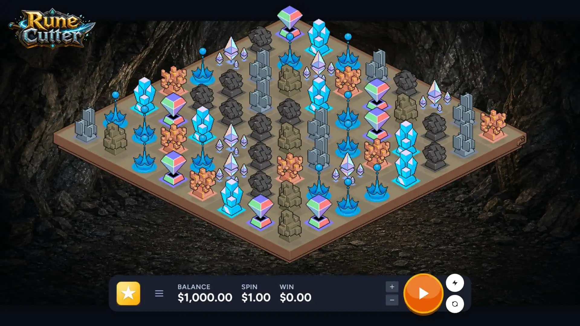 Rune Cutter slot gameplay reels