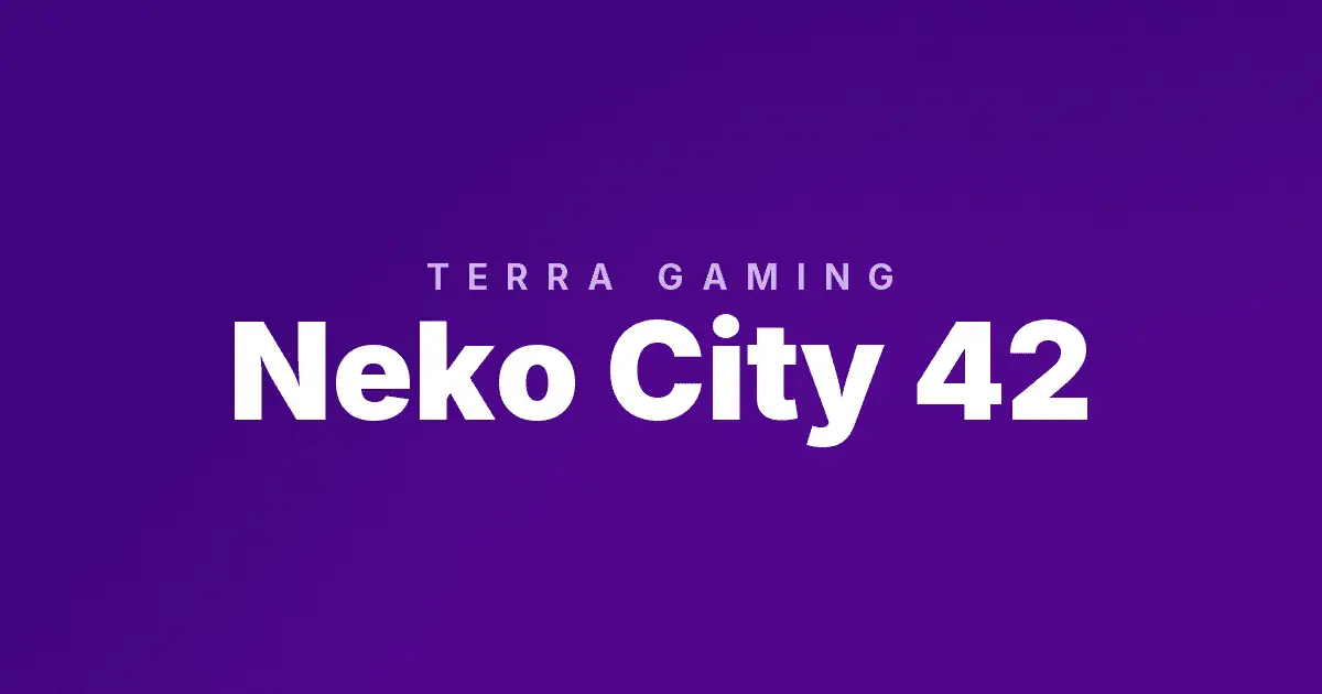 Neko City 42 slot cover image