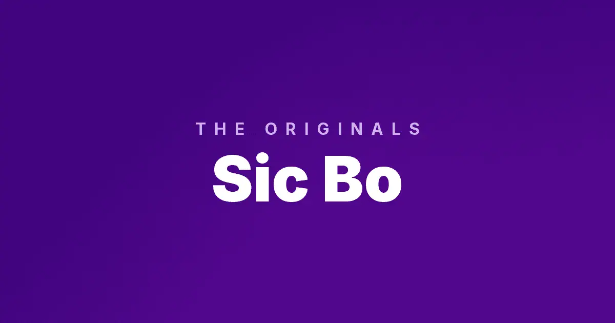 Sic Bo Slot Demo by The Originals slot cover image
