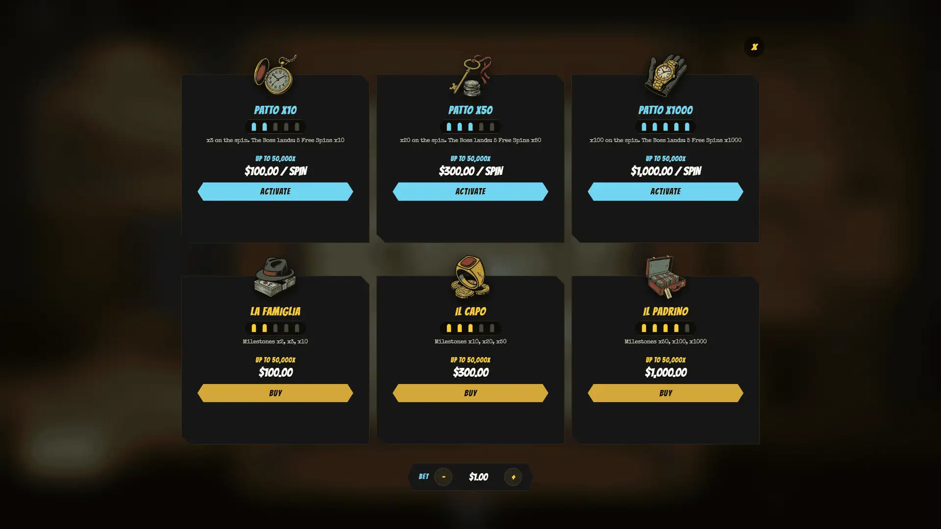 Don Spaghetti bonus buy menu