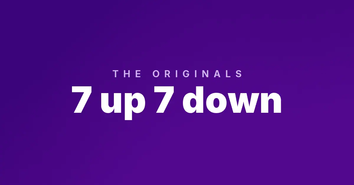 7 up 7 down slot cover image