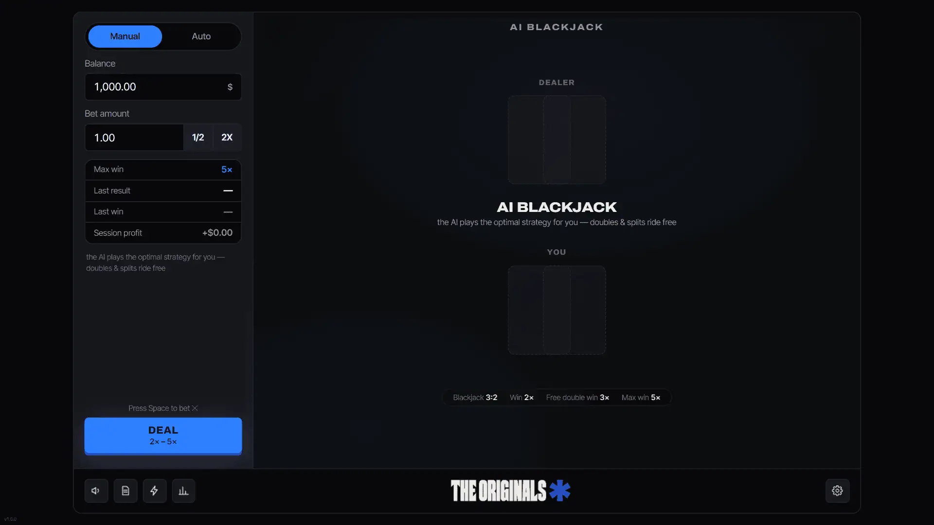 AI Blackjack slot gameplay reels