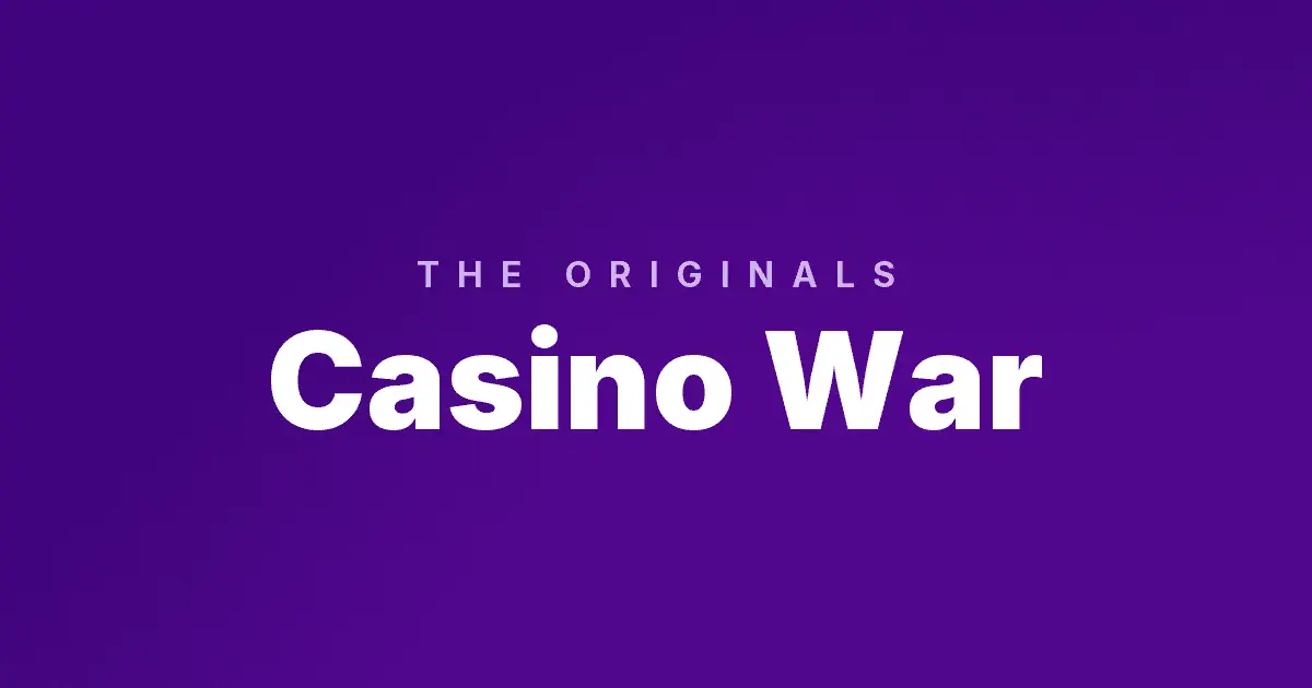 Casino War slot cover image