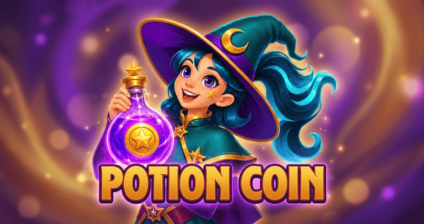 Potion Coin Free Play Slot by Travel Studio slot cover image