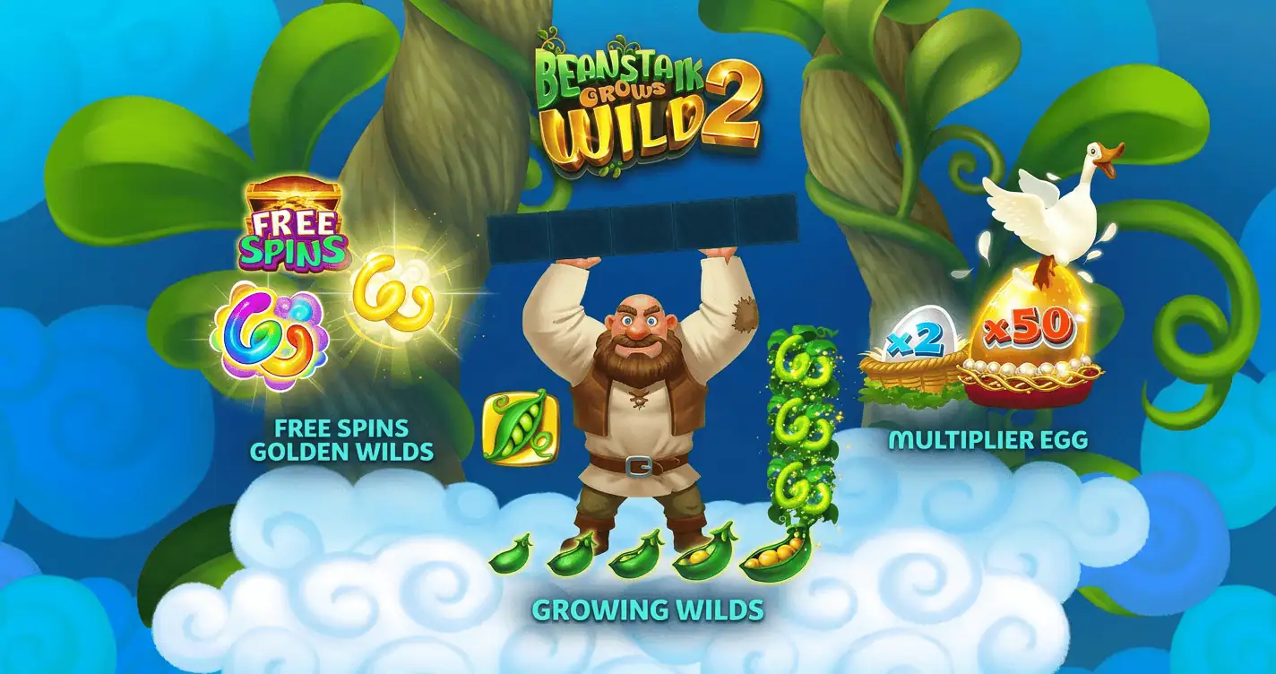Beanstalk Grows Wild 2 Slot Demo by TriggerButton slot cover image