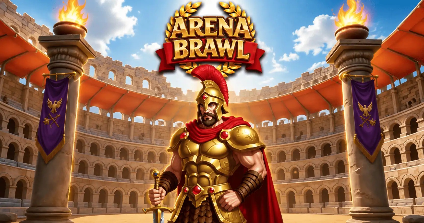 Arena Brawl Slot Demo by Uppercut Gaming slot cover image