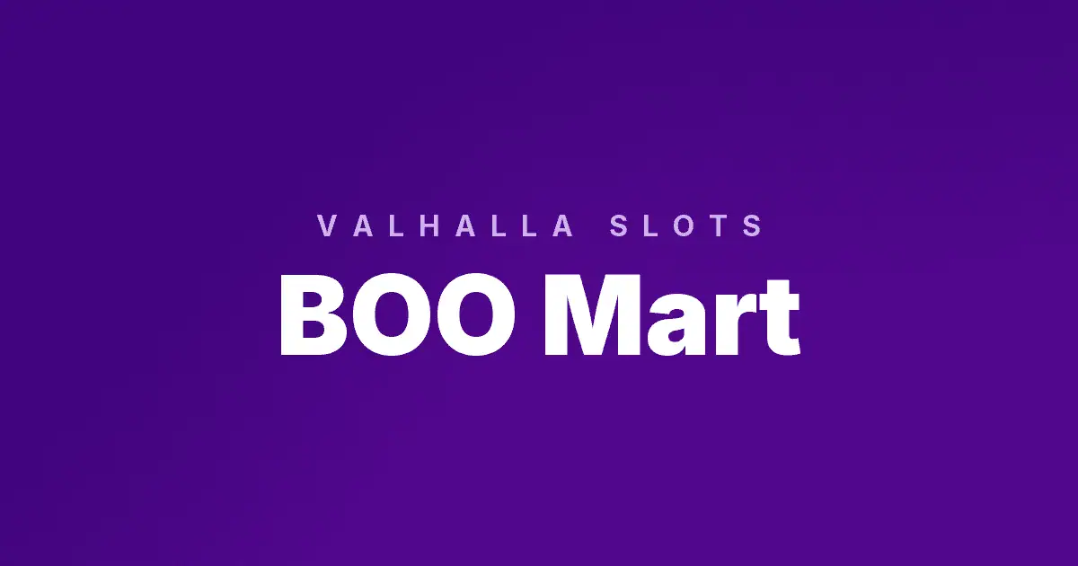 BOO Mart slot cover image