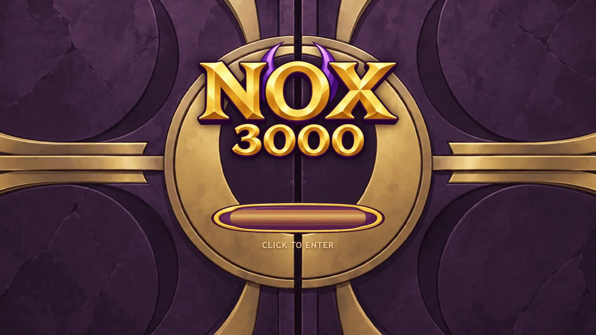 Nox3000 slot intro screen