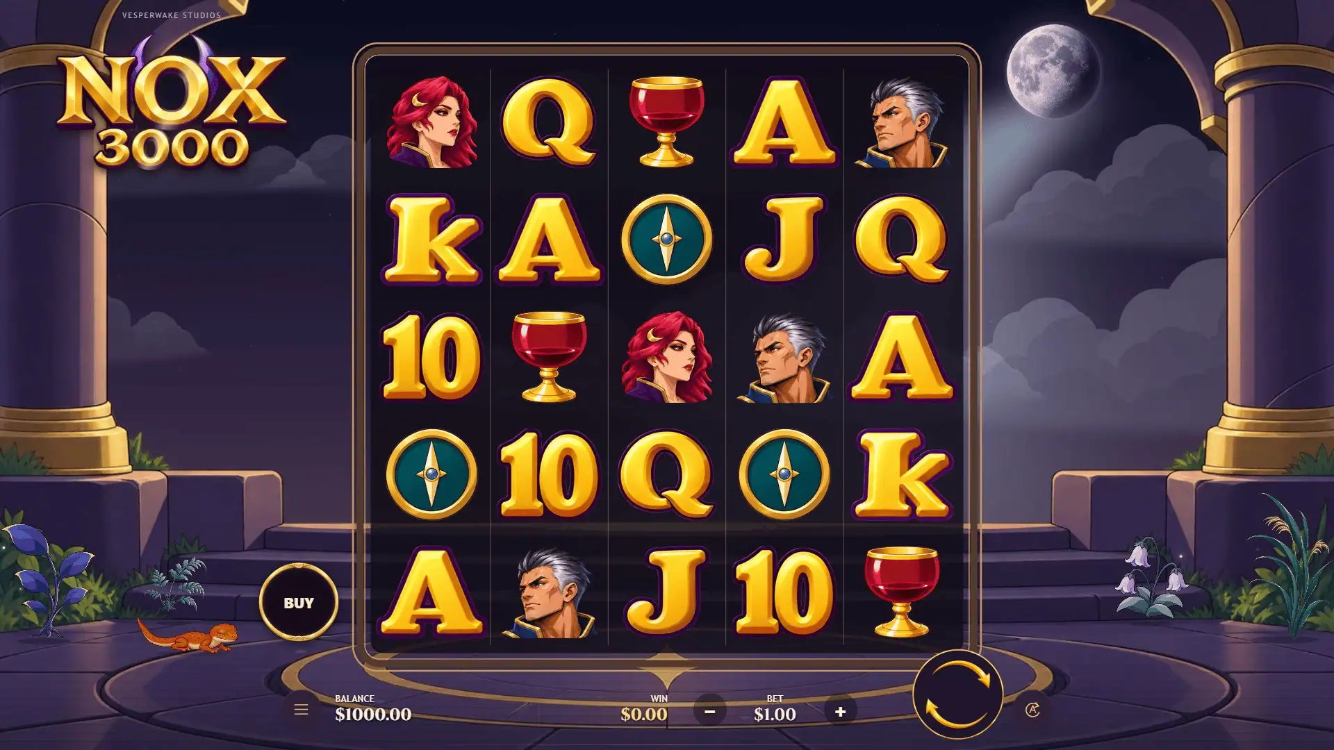 Nox3000 slot gameplay reels