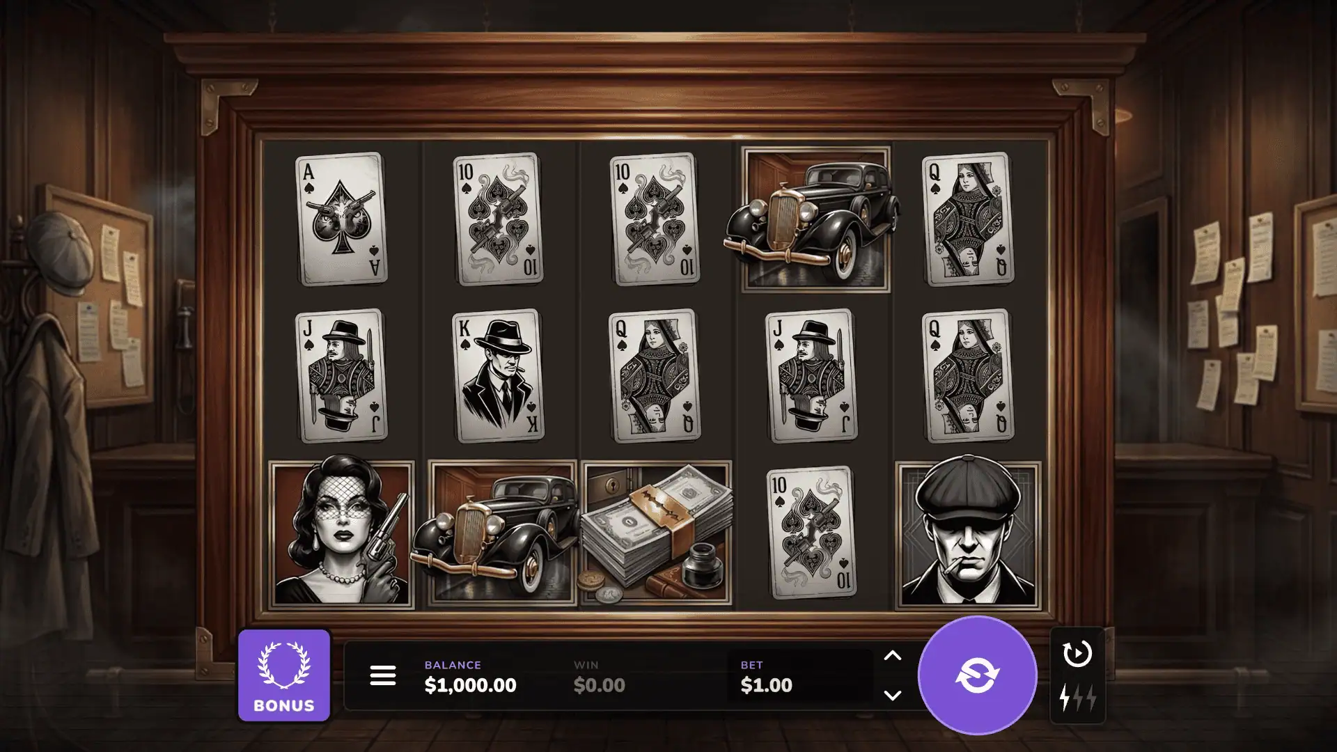 Razor Syndicate slot gameplay reels