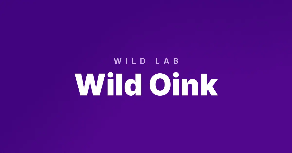 Wild Oink slot cover image