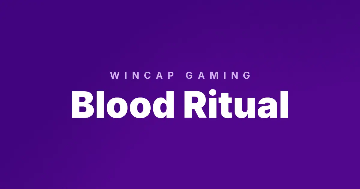 Blood Ritual slot cover image