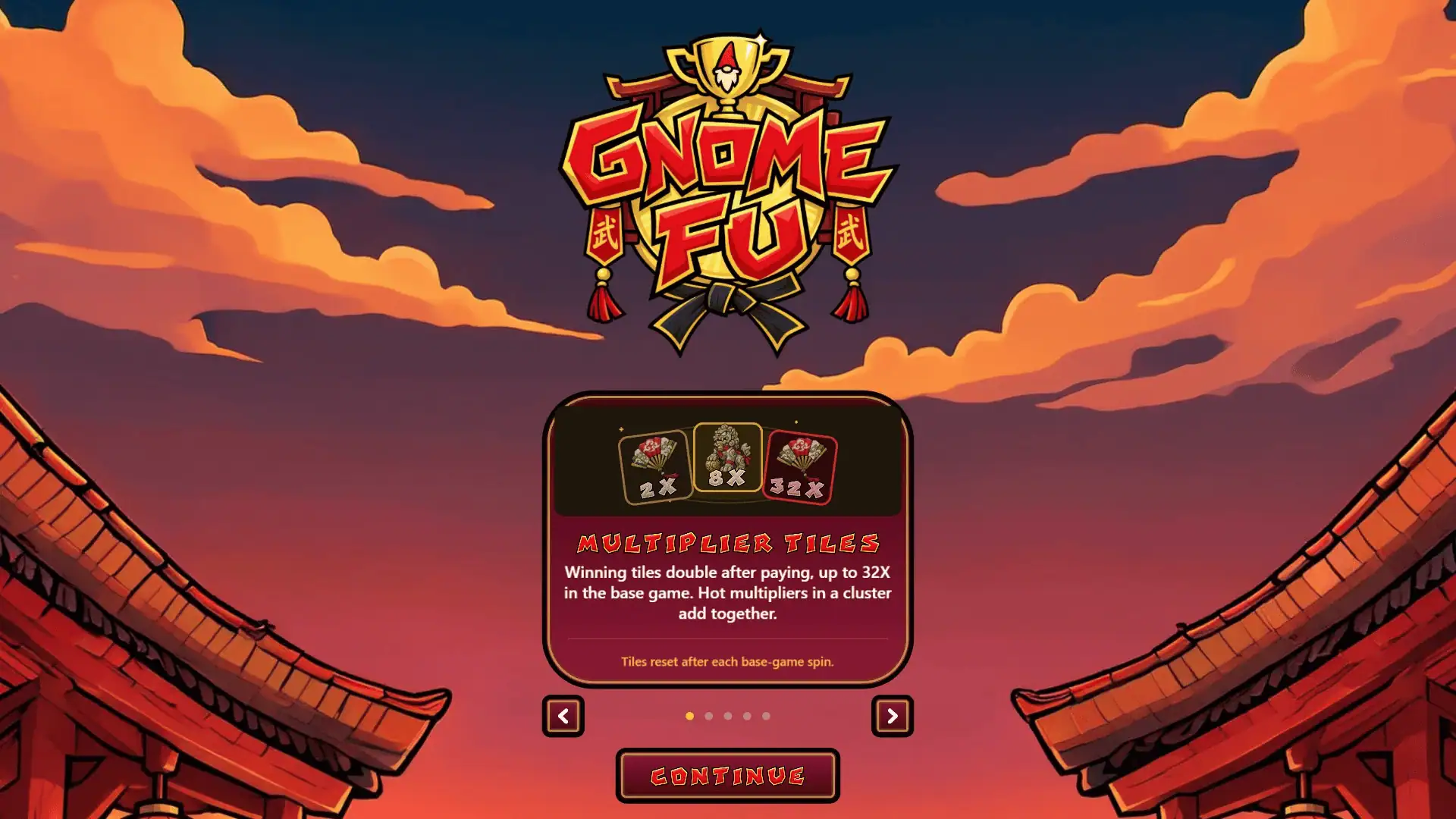 Gnome Fu slot intro screen