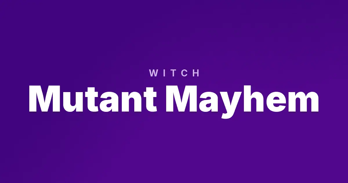 Mutant Mayhem slot cover image