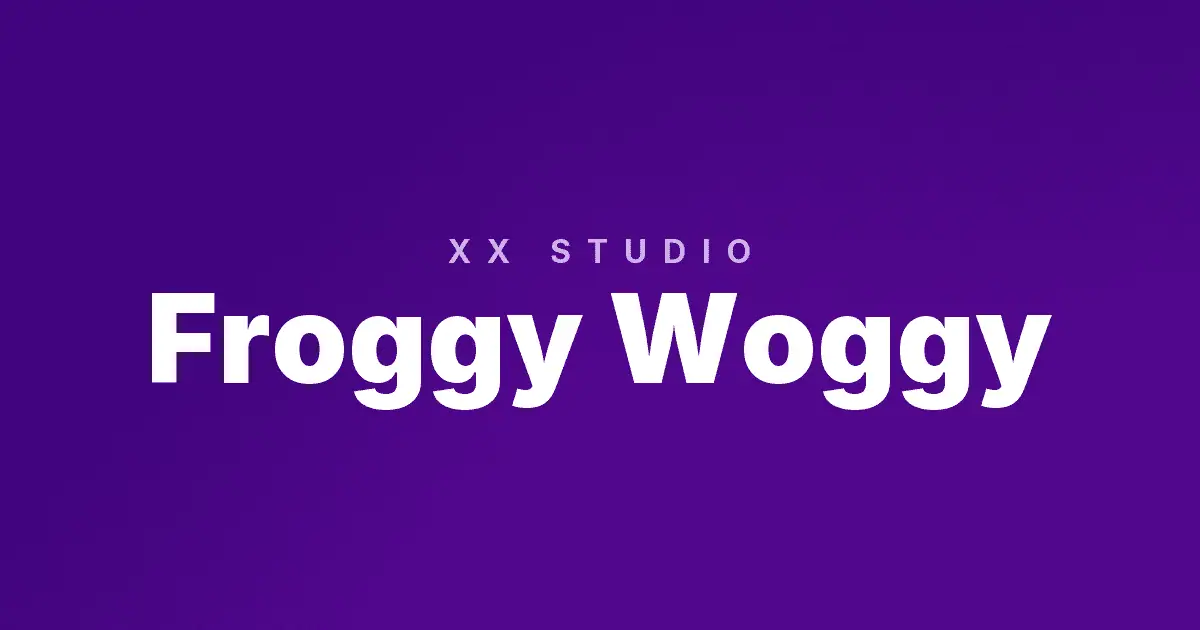 Froggy Woggy slot cover image