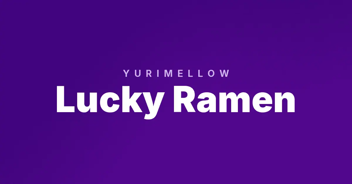 Lucky Ramen slot cover image