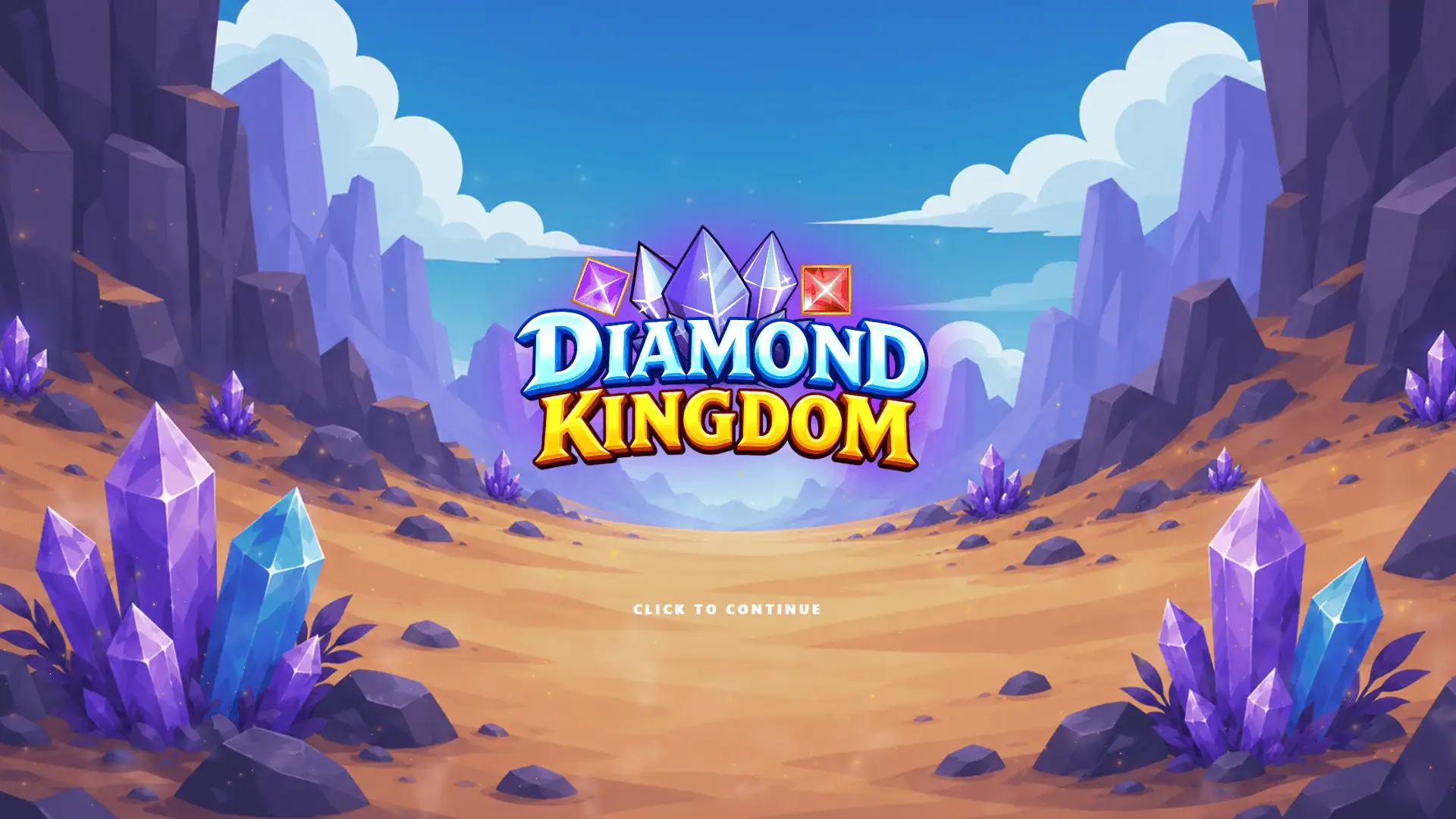 Diamond Kingdom slot intro screen