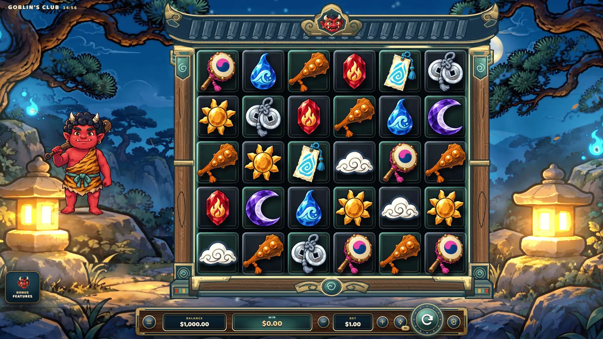 Goblin's Club slot gameplay reels