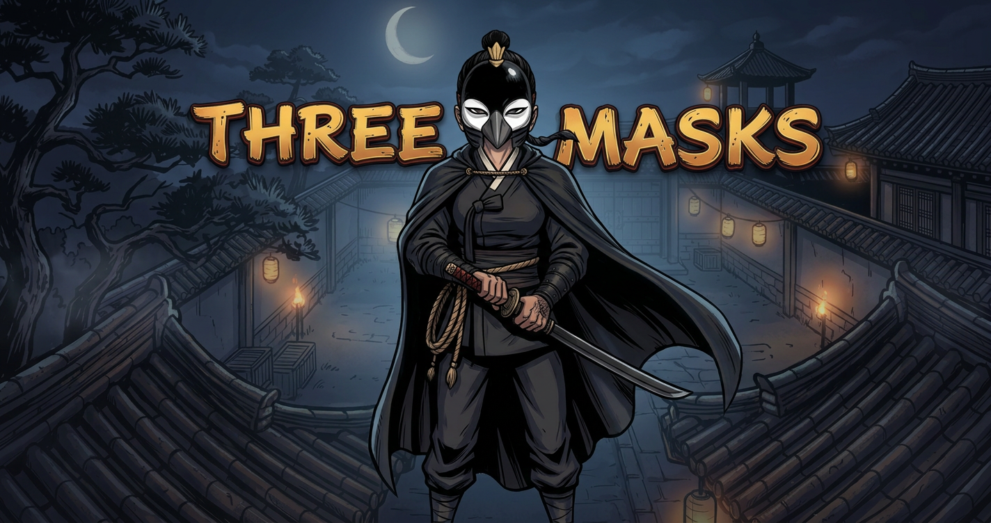 THREE MASKS Slot Demo by 0ddspin slot cover image