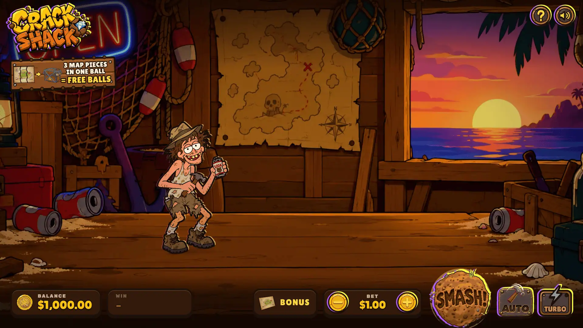 Crack Shack slot gameplay reels