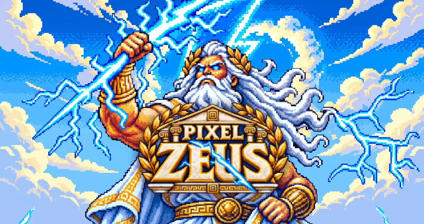 Pixel Zeus Slot Demo by 8bit Labs slot cover image