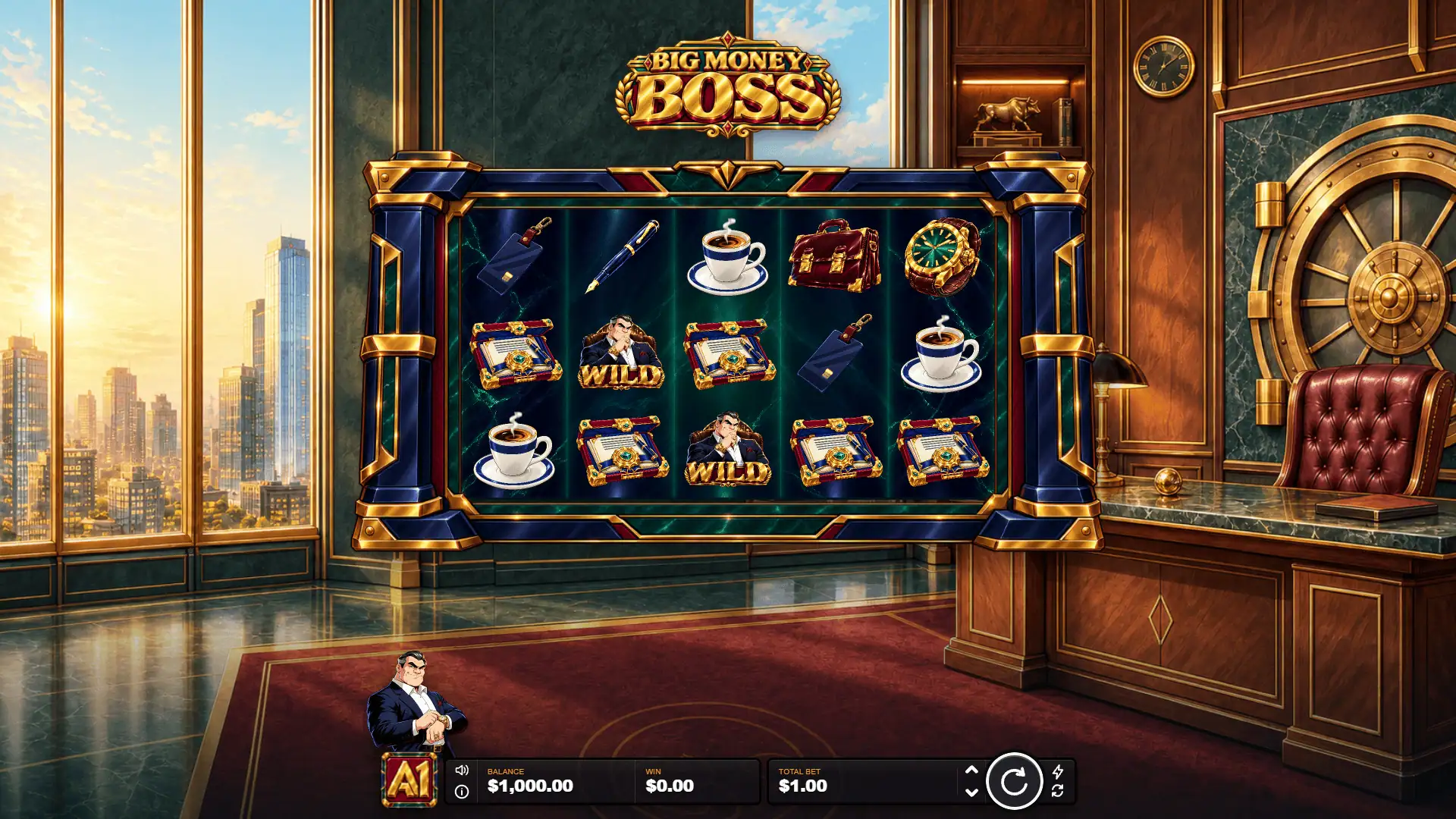 Big Money Boss slot gameplay reels