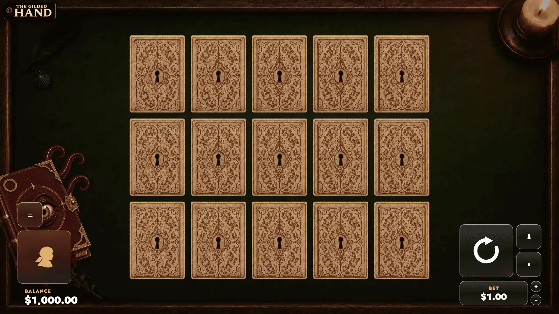 The Gilded Hand card table