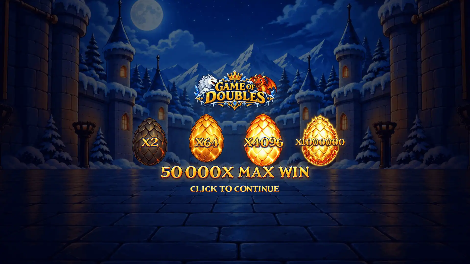 Games of Double slot intro screen