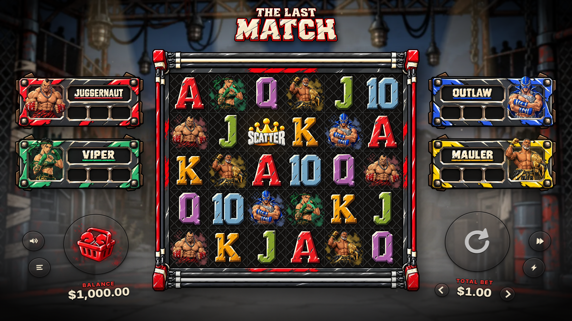 The Last Match slot gameplay reels