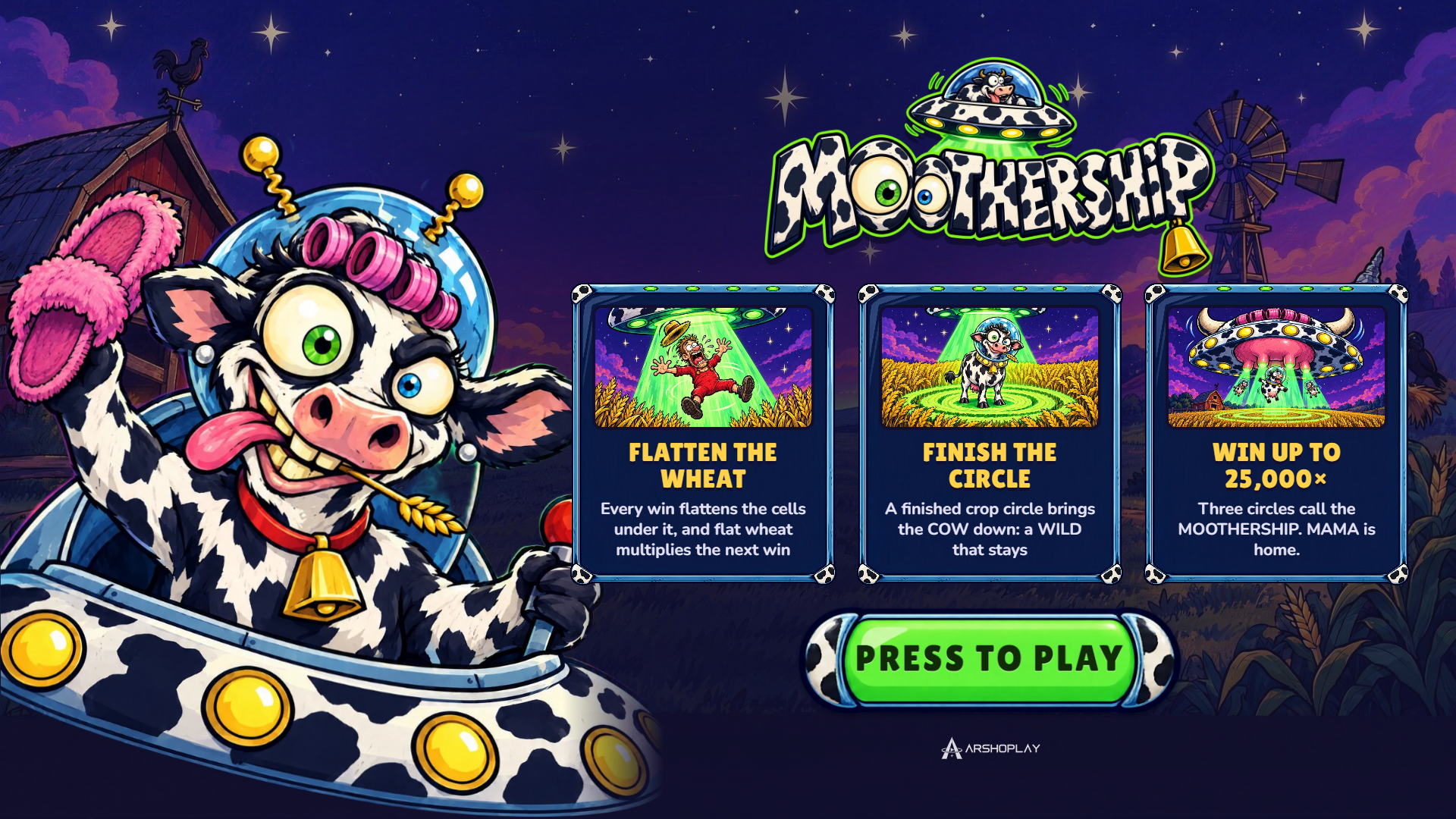 Moothership slot intro screen