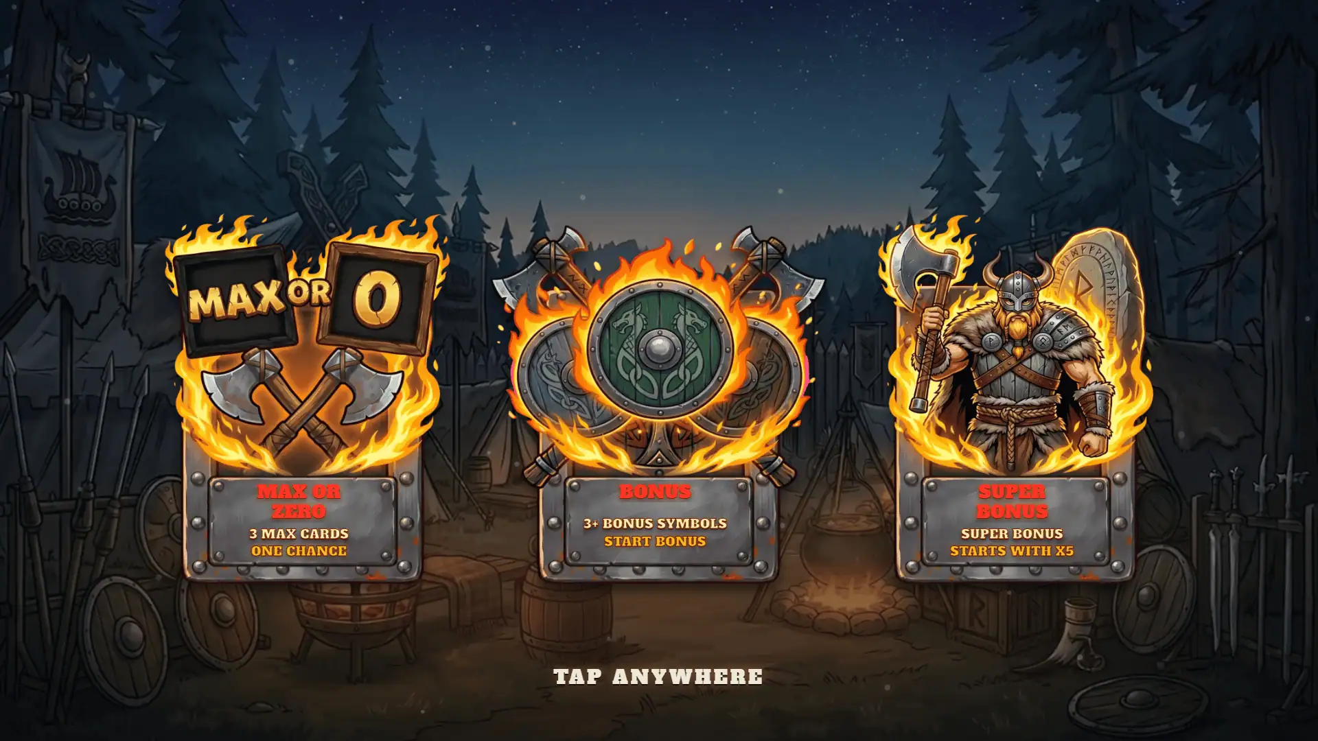 Viking Is Dawn slot intro screen