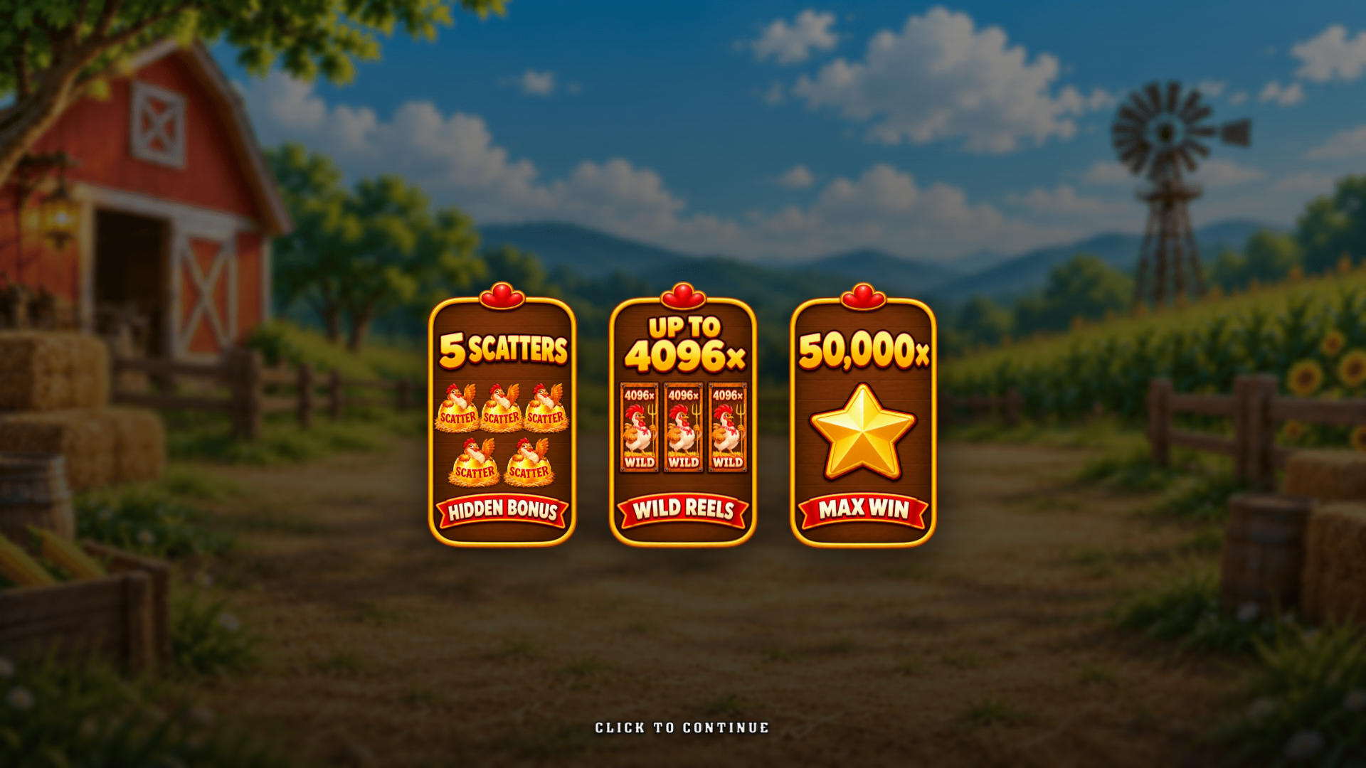 Side-Chick slot intro screen