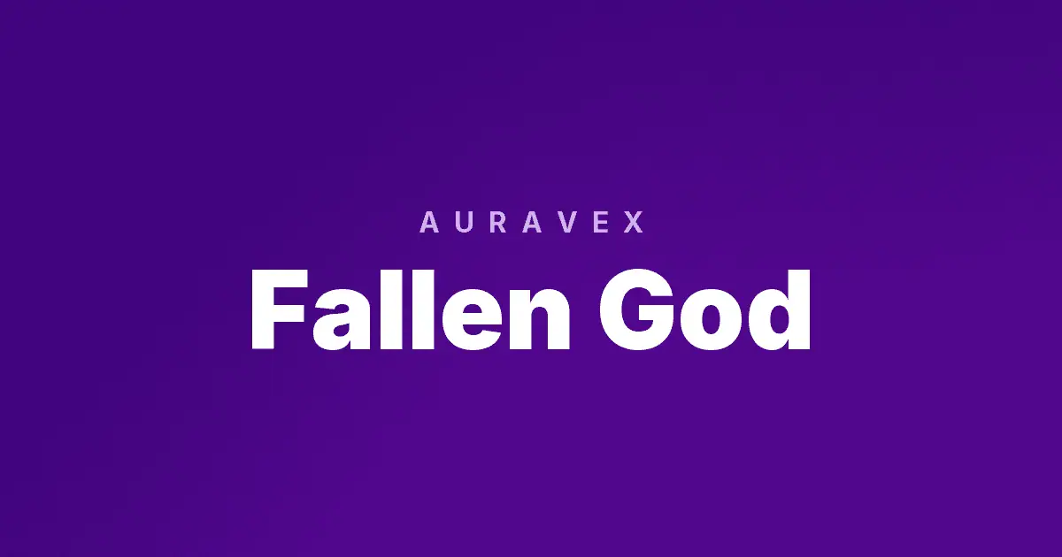 Fallen God slot cover image