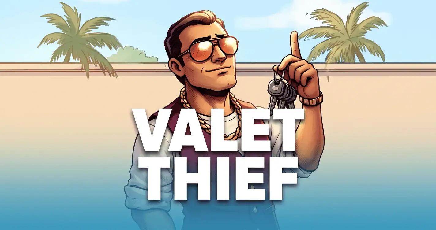 Valet Thief Slot Demo by AxisFrame Gaming slot cover image