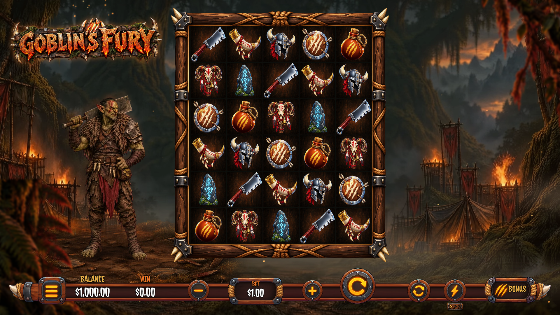 Goblin's Fury slot gameplay reels