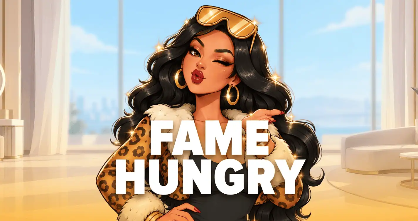 Fame Hungry Slot Demo by Backroom Studios slot cover image