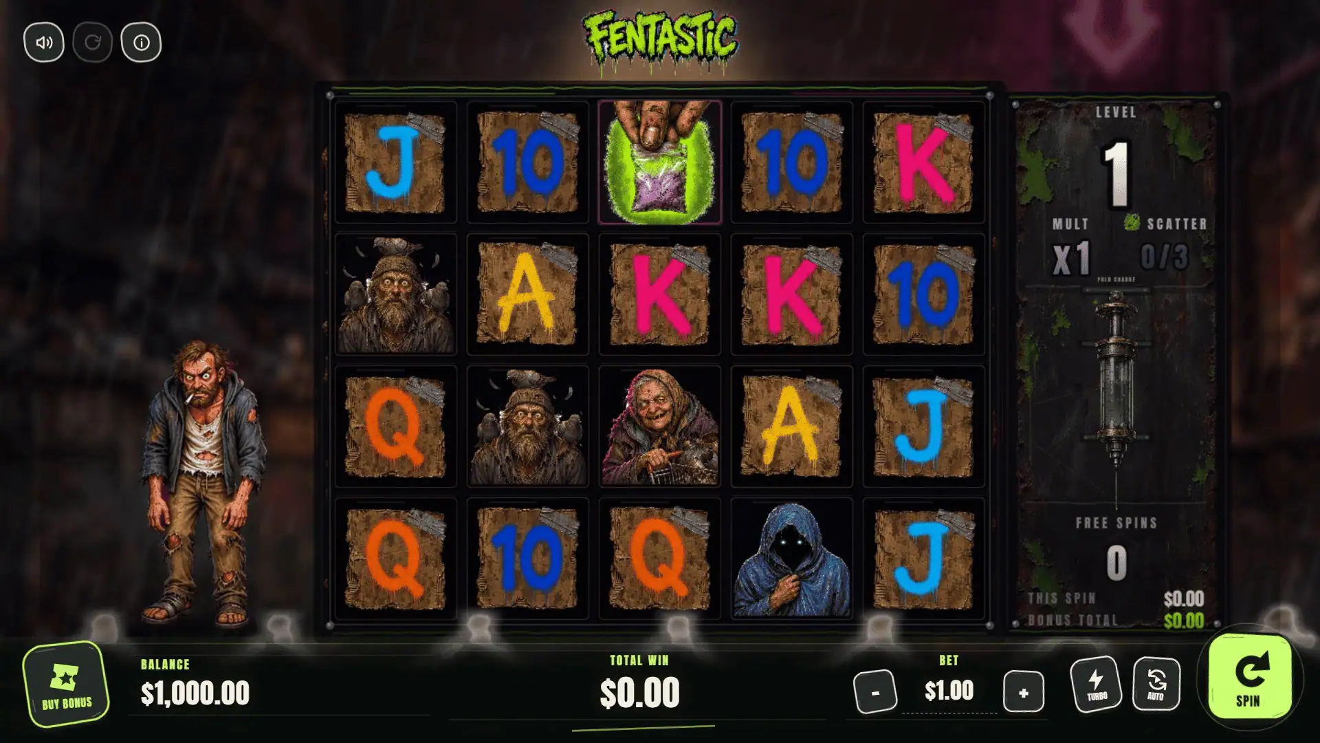 Fentastic slot gameplay reels