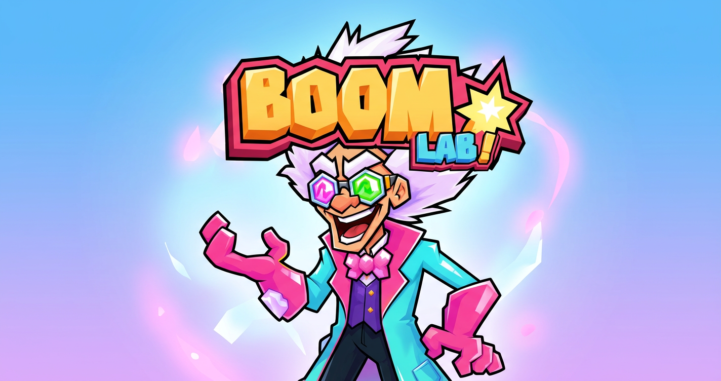 Boom Lab Slot Demo by Bad Decision Gaming slot cover image