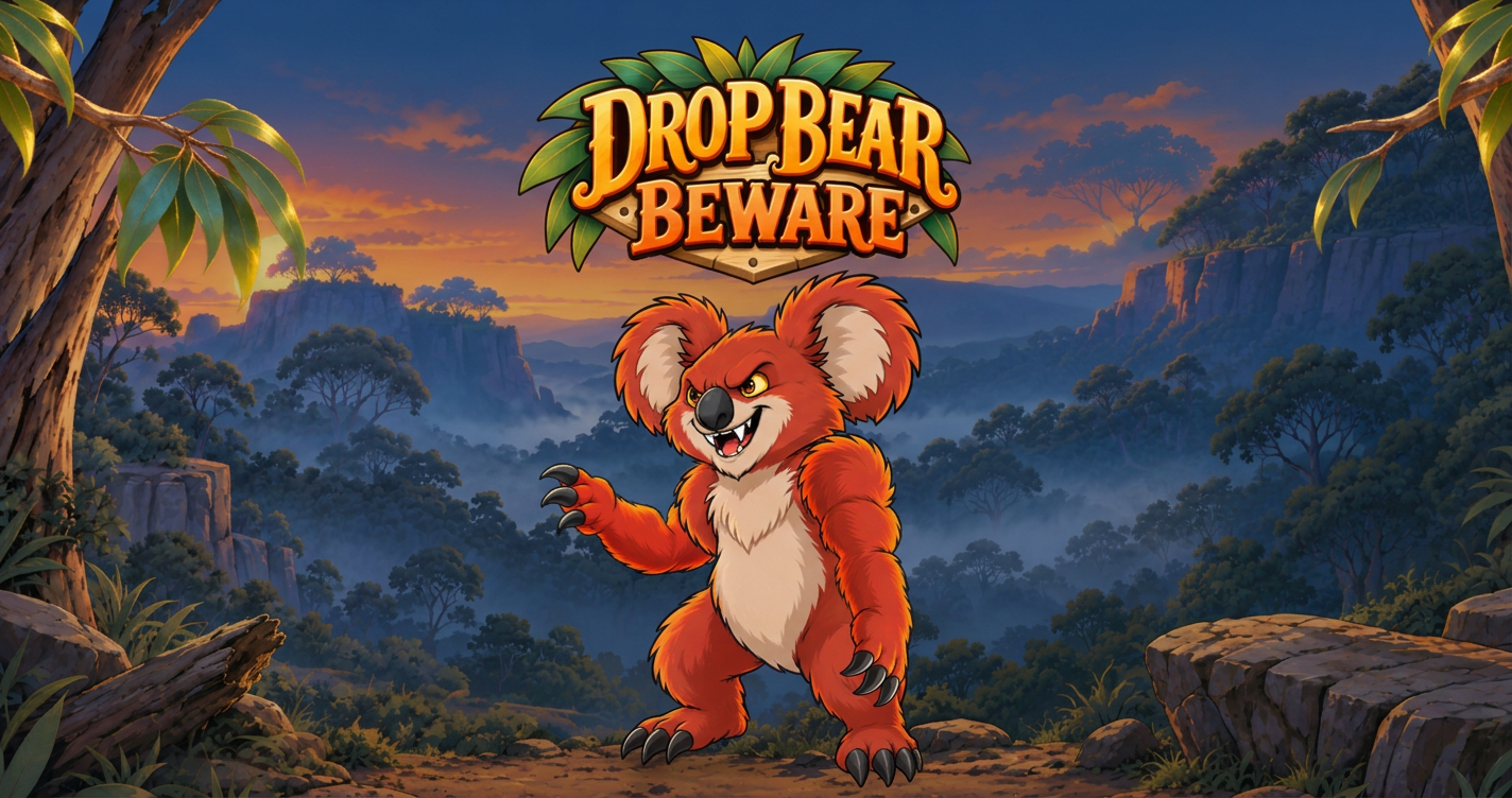 Drop Bear Beware Slot Demo by Banana Studios slot cover image