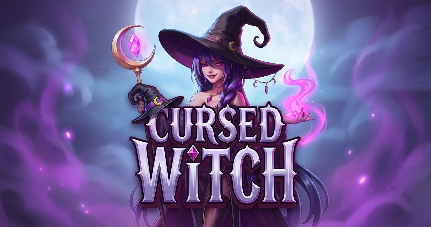Cursed Witch Slot Demo by Basic Games slot cover image