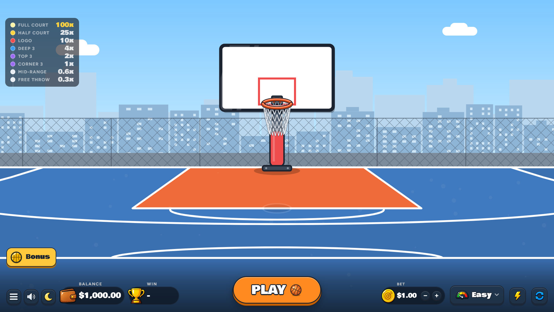 Hoops slot gameplay reels