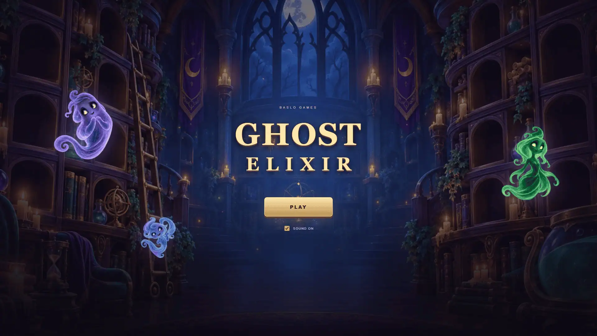 Ghost Elixir slot intro screen