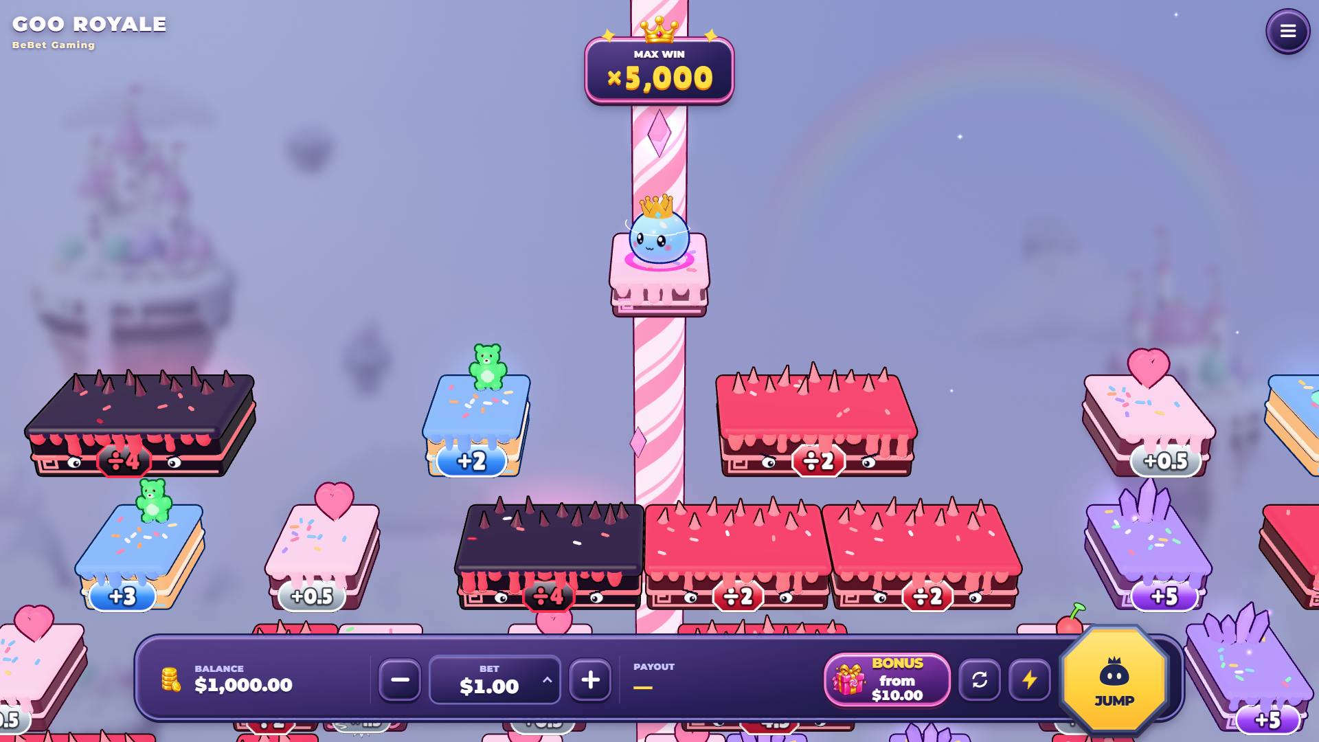Goo Royale candy tower gameplay