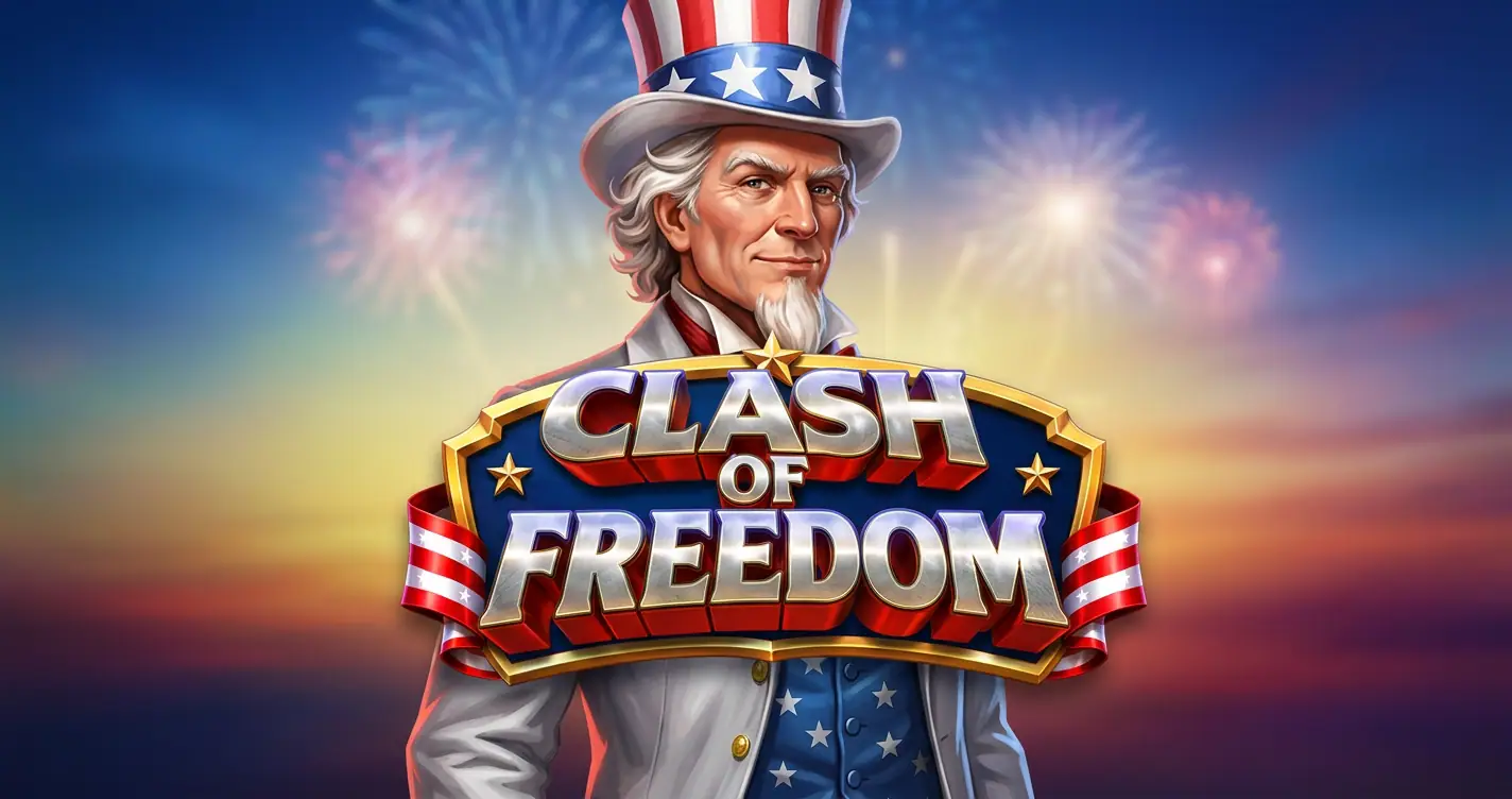 Clash Of Freedom Slot Demo by Black Coffee Studios slot cover image