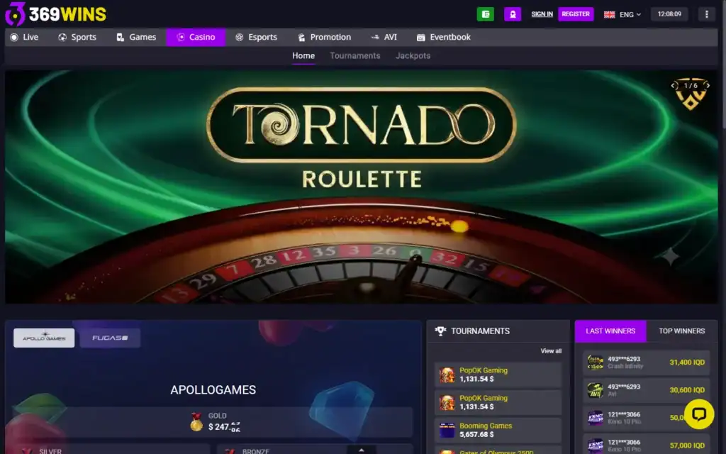 369WINS Casino: Slots