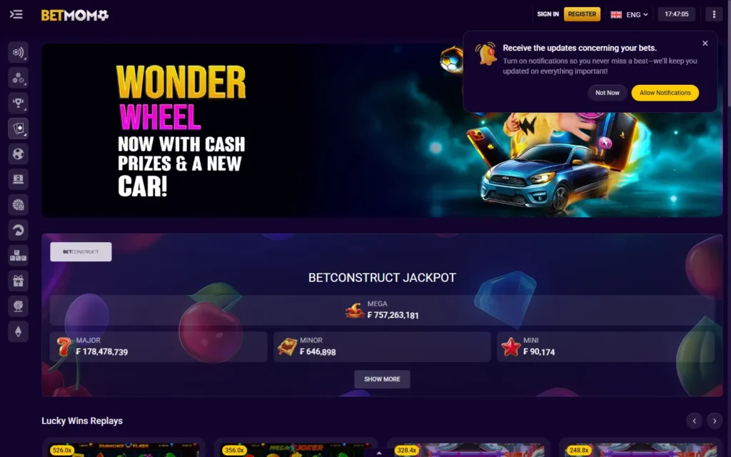 Betmomo Casino: Slots
