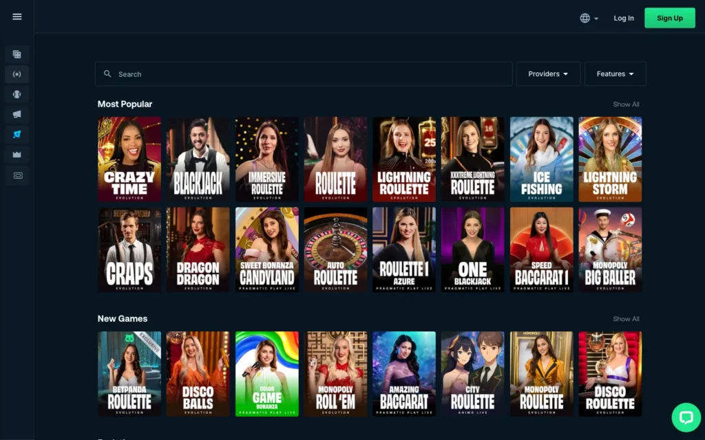 Betpanda: Live Casino