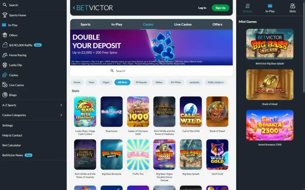 BetVictor Casino: Slots